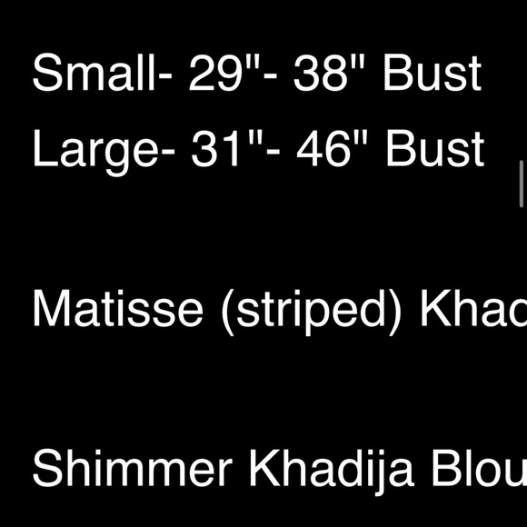 Moresca khadija blouse black and sliver - Picture 5 of 5